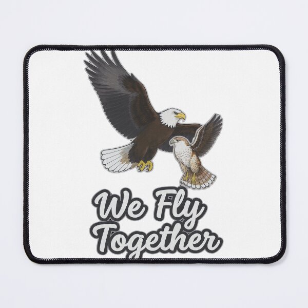Item preview, Eagle And Falcon We Fly Together Bird Art  designed and sold by LC&LCPlatform.