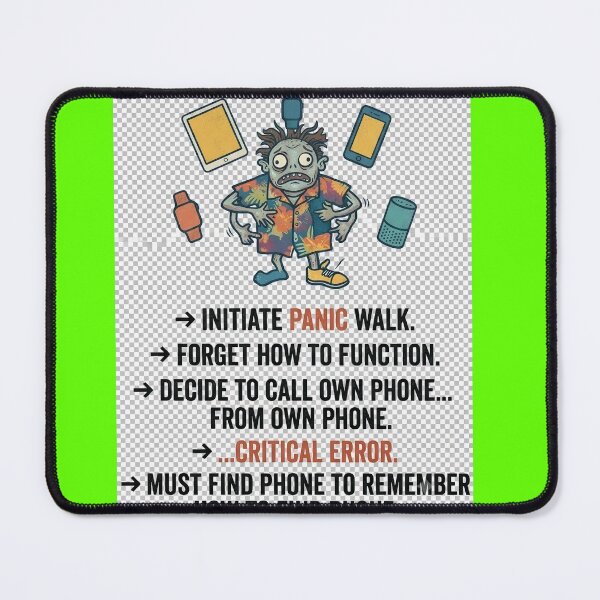 Item preview, Funny Tech Rage Lost Phone - Sarcastic Smartphone Humor Graphic designed and sold by Billys-Orbit.