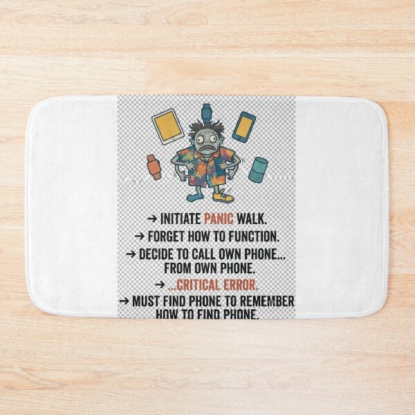 Item preview, Funny Tech Rage Lost Phone - Sarcastic Smartphone Humor Graphic designed and sold by Billys-Orbit.