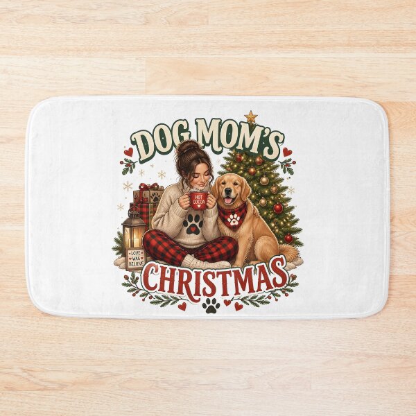 Item preview, Dog Mom's Christmas Cozy Holiday Dog Lover Design designed and sold by LiviuGligoros.