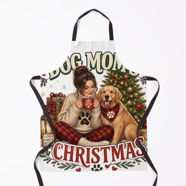 Item preview, Dog Mom's Christmas Cozy Holiday Dog Lover Design designed and sold by LiviuGligoros.