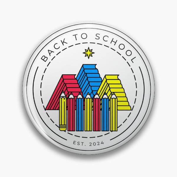 Item preview,  Back To School PNG - Minimalist Book Mountain Pencil Badge Est 2024 - First Day Shirt designed and sold by ismai6.