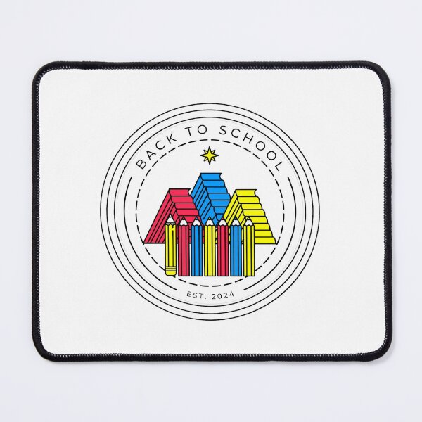Item preview, Back To School PNG - Minimalist Book Mountain Pencil Badge Est 2024 - First Day Shirt designed and sold by ismai6.