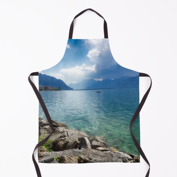Artikelvorschau, Genfersee bei Montreux, Schweiz entworfen und verkauft von Kathy Weaver.