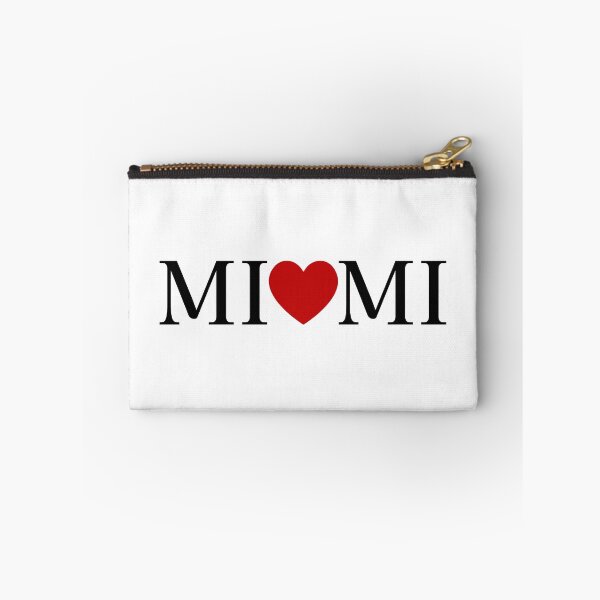 Item preview, Vintage Miami City Red Heart Elegant Typography Design designed and sold by FemmePod.