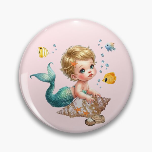 Item preview, Baby Mermaids, Ocean Art, Marine Mammals, Sea Mythology, Boho Design designed and sold by classic car craze.