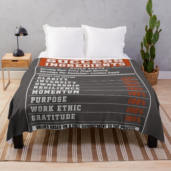 Item preview, Success Ingredients Motivational designed and sold by freshwear design.