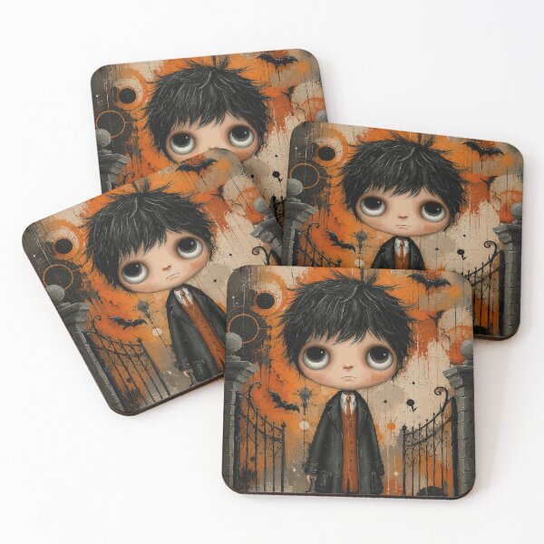 Item preview, Creepy Cute Boy Halloween Art designed and sold by etherumi.