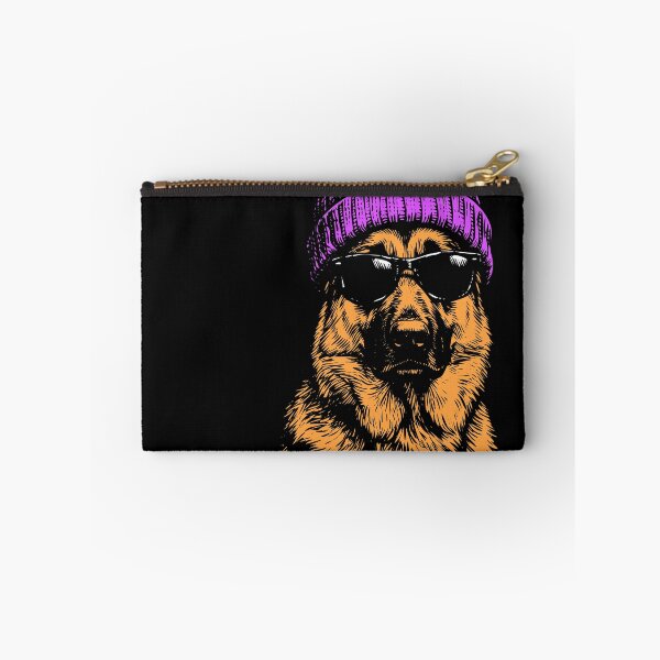 Item preview, German Shepherd With Beanie and Sunglasses designed and sold by MZS Studio.