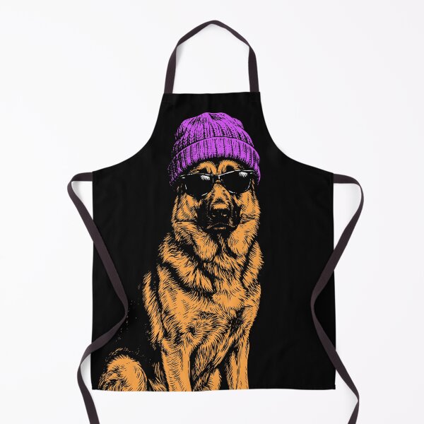 Item preview, German Shepherd With Beanie and Sunglasses designed and sold by MZS Studio.