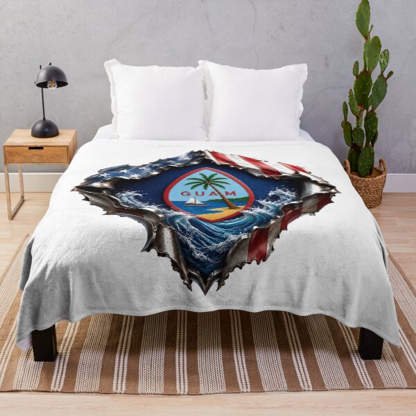Item preview, Guåhan Freedombreak Crest: Island Pride Forged Beneath the American Banner designed and sold by BlissBlvdShop.