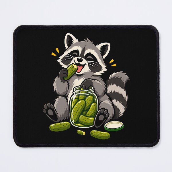 Item preview, Raccoon Eating Pickles designed and sold by RICENO.