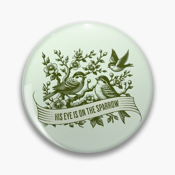 Item preview, His Eye Is on the Sparrow Christian Faith designed and sold by Sachie's Studio.