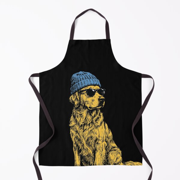 Item preview, Golden Retriever With a Beanie and Sunglasses designed and sold by MZS Studio.
