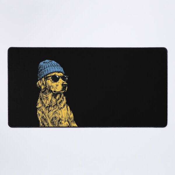 Item preview, Golden Retriever With a Beanie and Sunglasses designed and sold by MZS Studio.