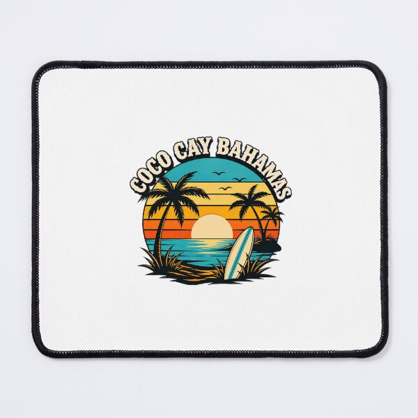 Item preview, Coco Cay Bahamas Retro Sunset Palm Trees Vacation designed and sold by felixpalette.