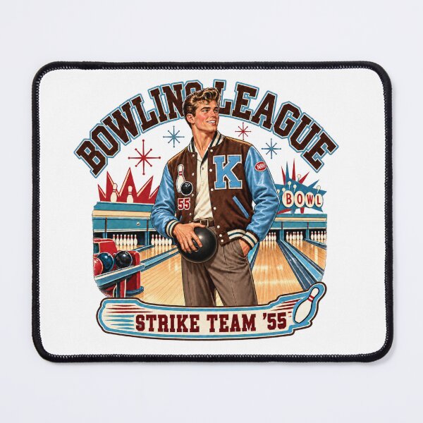 Item preview, Vintage 1955 Bowling League Strike Team designed and sold by Normandy Road Heritage™ - Vintage Garage Art.
