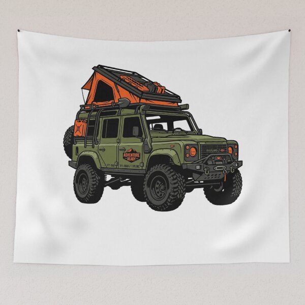 Item preview, Overland 4x4 Off-Road Adventure Ready Rooftop Tent Expedition Rig Aesthetic designed and sold by Animer-art1.