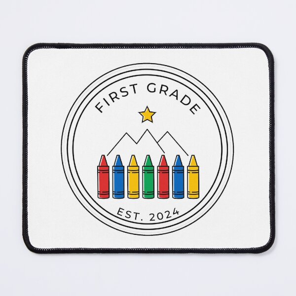 Item preview, First Grade PNG - Crayon Forest Badge - First Day Of First Grade Shirt Primary Colors designed and sold by ismai6.