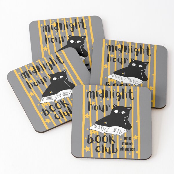 Item preview, Cute Black Cat Reading, Midnight Hour Book Club, Love Cats and Books, One More Chapter, Bookish designed and sold by Forevermore.