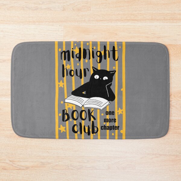 Item preview, Cute Black Cat Reading, Midnight Hour Book Club, Love Cats and Books, One More Chapter, Bookish designed and sold by Forevermore.