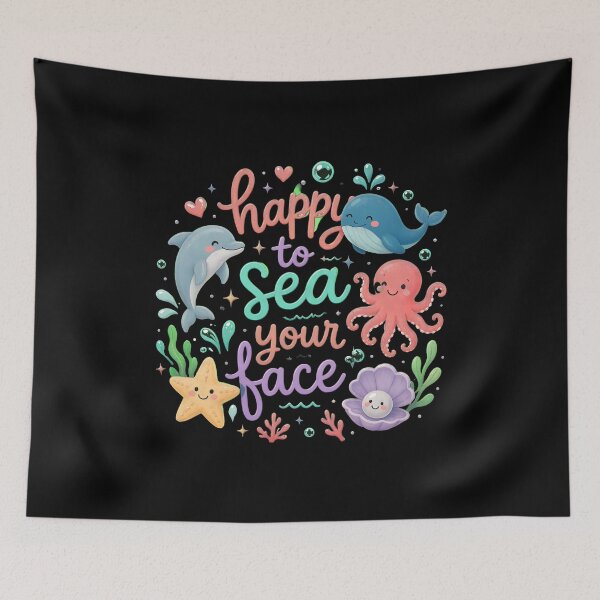 Item preview, Happy to Sea Your Face Back To School Ocean Classic designed and sold by felixpalette.
