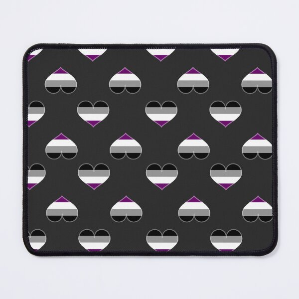 Item preview, Asexual Pride Heart [Dark Edition] designed and sold by Roxzania.