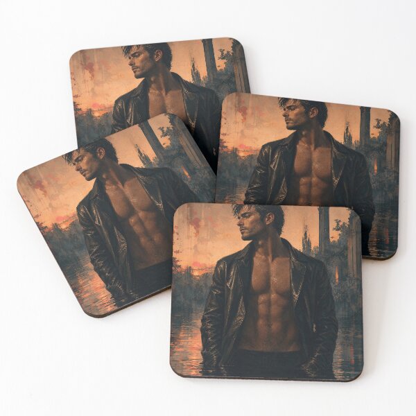 Item preview, Dark Urban Fantasy Hero in Leather designed and sold by Seduction-art.