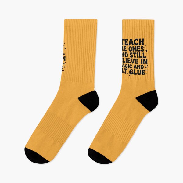 Item preview, I Teach the Ones Who Still Believe in Magic & Eat Glue, Kindergarten Teacher designed and sold by CloudyPress.