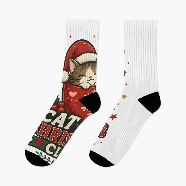 Item preview, Cat Mom Christmas Club Cozy Santa Cat Mug Design designed and sold by KristenosNehk.