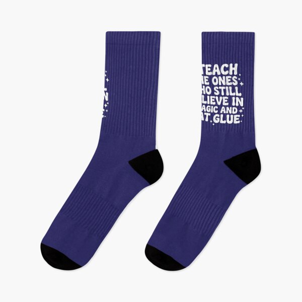 Item preview, I Teach the Ones Who Still Believe in Magic & Eat Glue, Kindergarten Teacher designed and sold by CloudyPress.