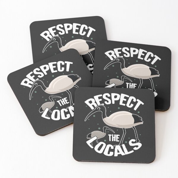 Item preview, Bin Chicken Ibis Respect the Locals designed and sold by Clara Hollins.
