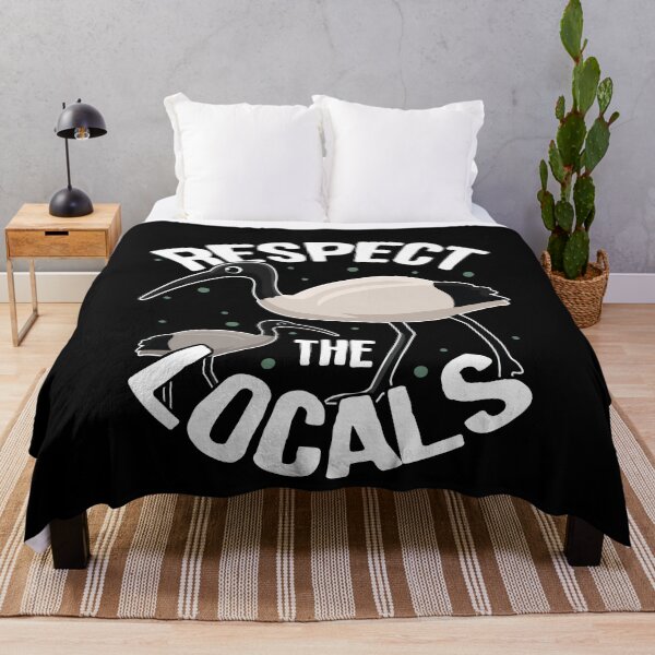 Item preview, Bin Chicken Ibis Respect the Locals designed and sold by Clara Hollins.