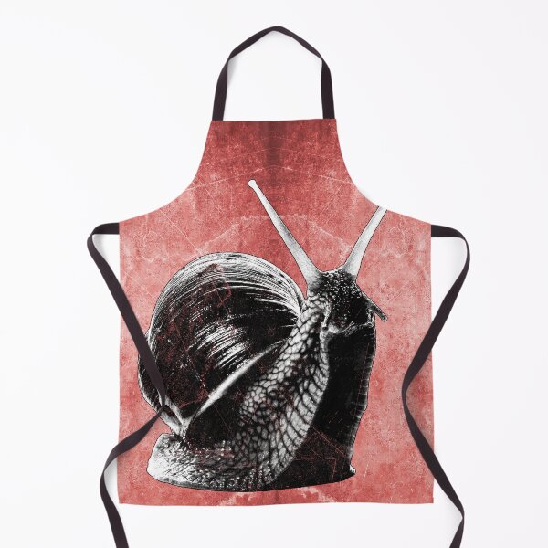 Item preview, Red Roman Snail Dark Natural History Macro Portrait Shell Art designed and sold by Ghoul Enterprises.