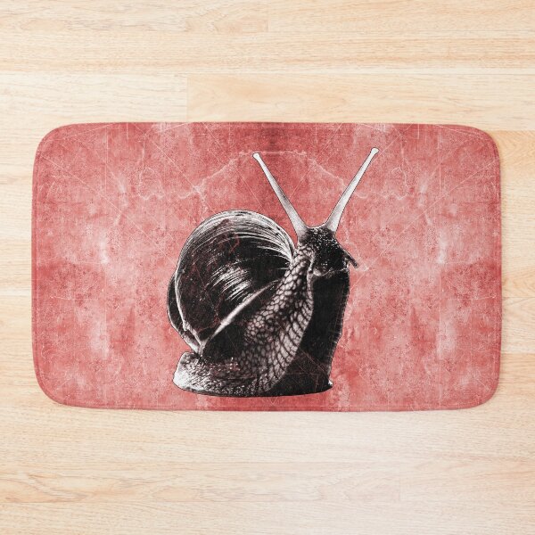 Item preview, Red Roman Snail Dark Natural History Macro Portrait Shell Art designed and sold by Ghoul Enterprises.