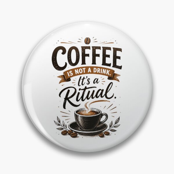 Item preview, Coffee Is Not A Drink It's A Ritual - Vintage Typography designed and sold by rizq maghawry.