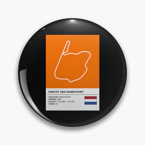 Item preview, Circuit Van Zandvoort Info designed and sold by LenzBrito.