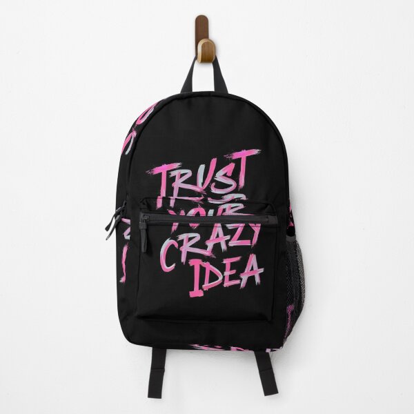 Item preview, Trust Your Crazy Idea – Bold Pink Motivational Quote Typography designed and sold by Dyan4.