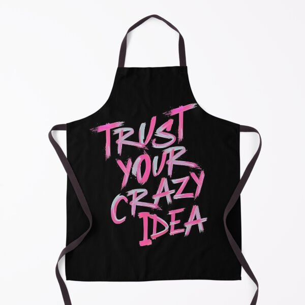 Item preview, Trust Your Crazy Idea – Bold Pink Motivational Quote Typography designed and sold by Dyan4.