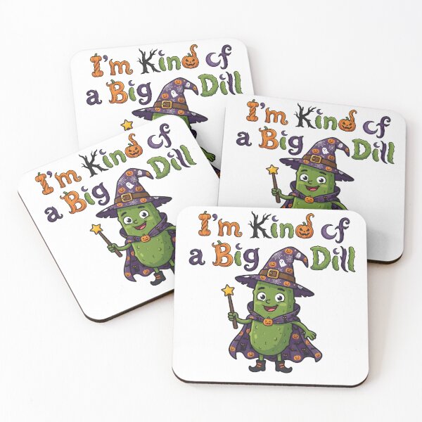 Item preview, I'm Kind of a Big Dill Halloween Pickle designed and sold by GuildedWordGraphics.