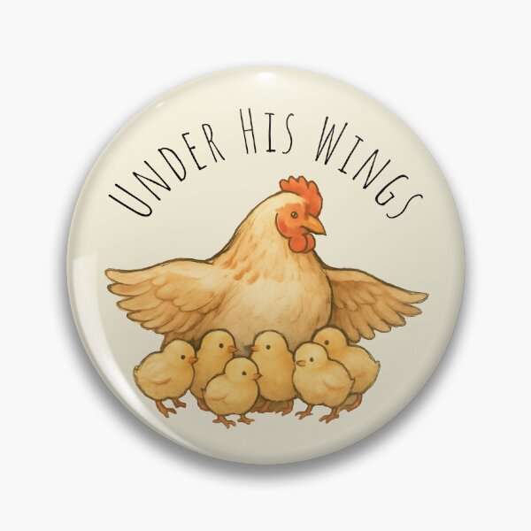 Item preview, Under His Wings Christian Hen and Chicks Faith designed and sold by Sachie's Studio.