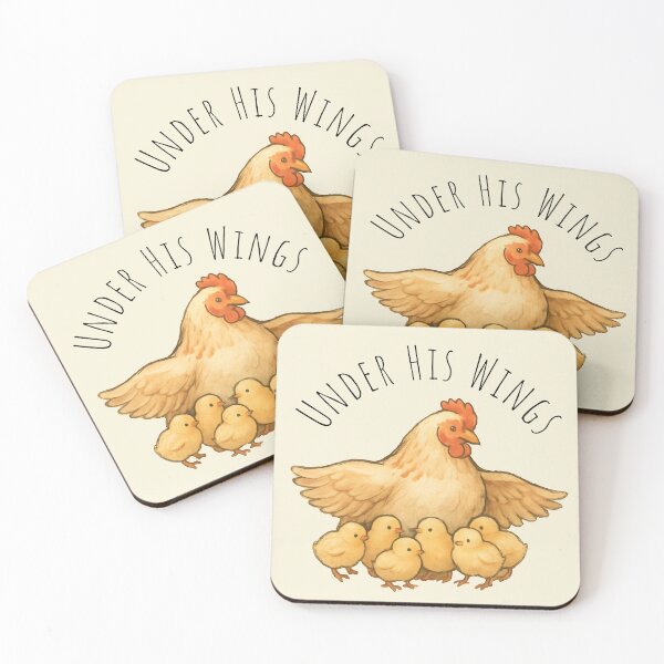 Item preview, Under His Wings Christian Hen and Chicks Faith designed and sold by Sachie's Studio.