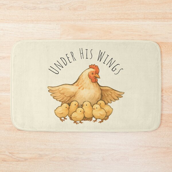 Item preview, Under His Wings Christian Hen and Chicks Faith designed and sold by Sachie's Studio.