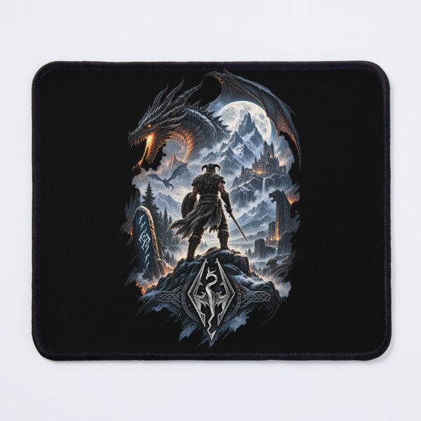 Item preview, Dragonborn - Skyrim Fantasy Art designed and sold by DogLord.