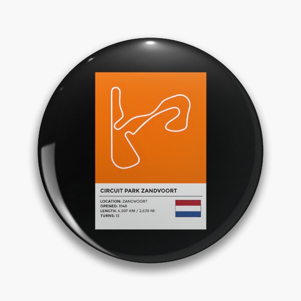 Item preview, Circuit Park Zandvoort Info designed and sold by LenzBrito.