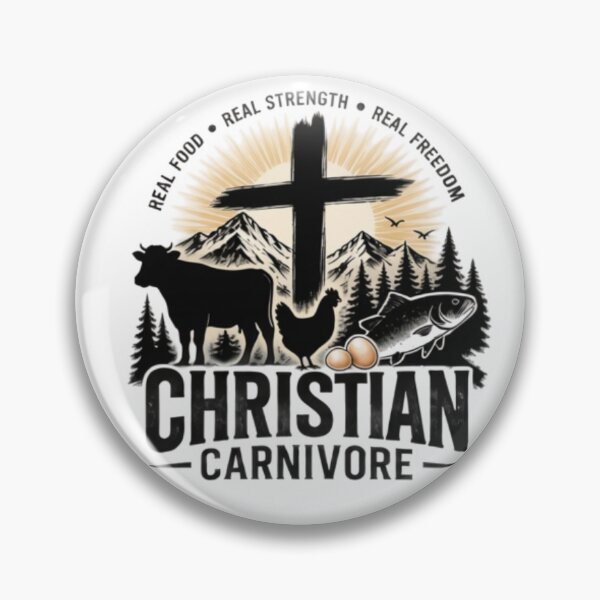 Item preview, Christian Carnivore Real Food Real Strength Real Freedom(1) designed and sold by CarnivoreGifts.