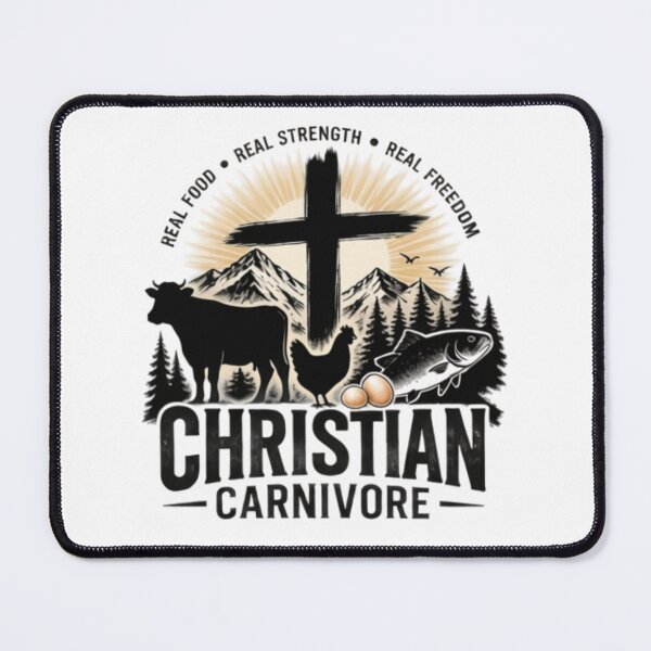 Item preview, Christian Carnivore Real Food Real Strength Real Freedom(1) designed and sold by CarnivoreGifts.