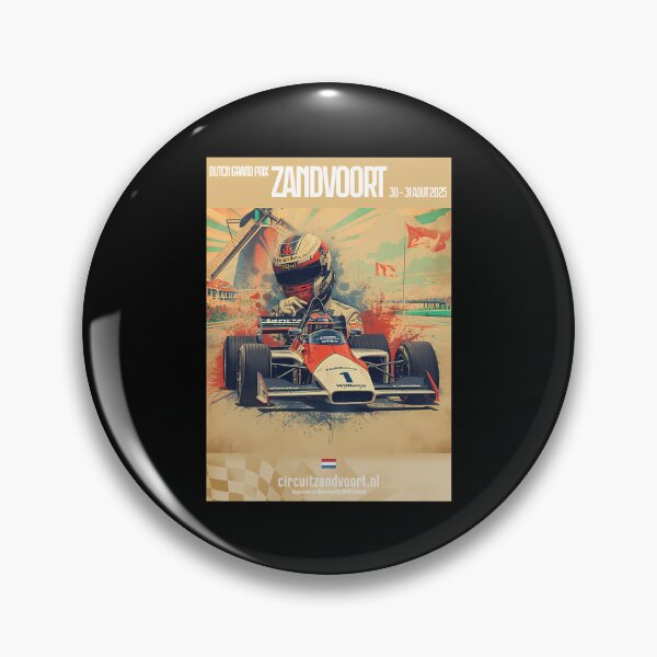 Item preview, Vintage F1 Zandvoort Grand Prix Circuit Park Poster designed and sold by LenzBrito.