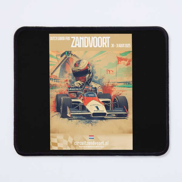 Item preview, Vintage F1 Zandvoort Grand Prix Circuit Park Poster designed and sold by LenzBrito.