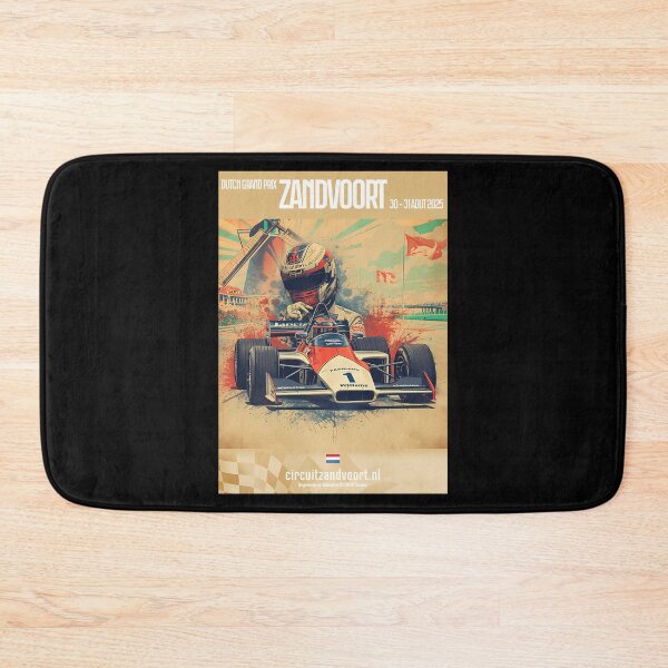 Item preview, Vintage F1 Zandvoort Grand Prix Circuit Park Poster designed and sold by LenzBrito.